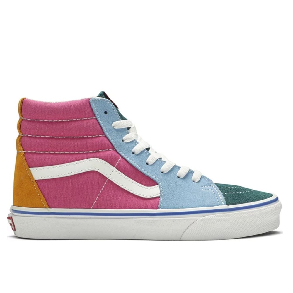 Color Block High Top Vans